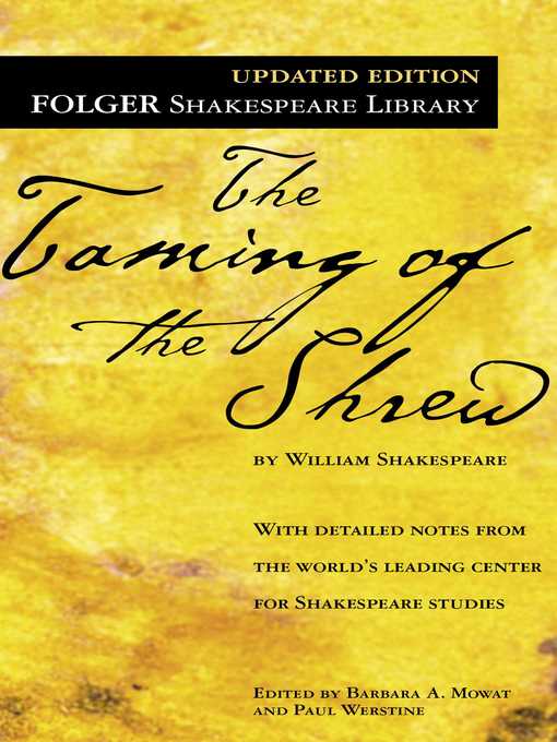 Title details for The Taming of the Shrew by William Shakespeare - Available